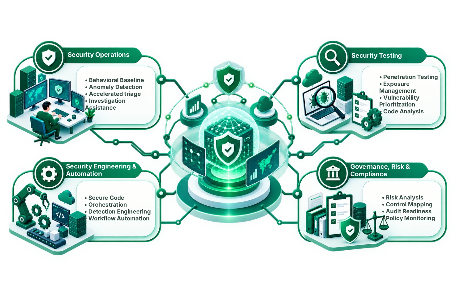 AI Strengthening Cybersecurity